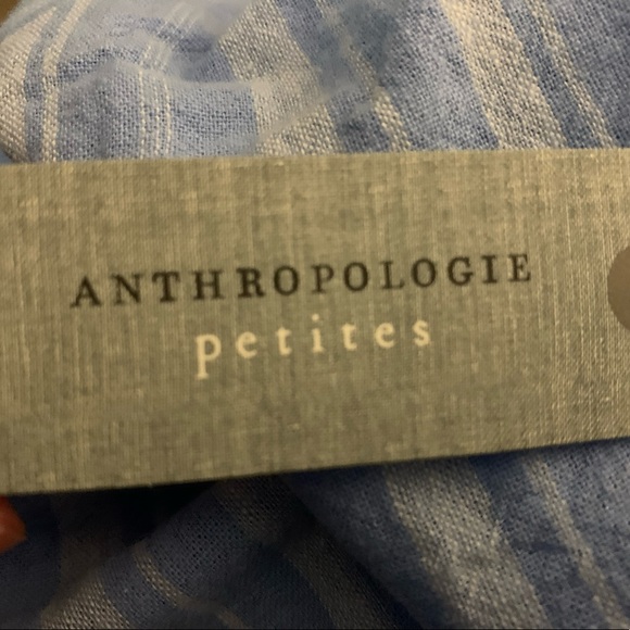 Anthropologie Cape May Bow Back Linen Mini Dress - Picture 6 of 8